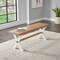 Alaterre Furniture Chelsea 48" Dining Bench ACCH0264WH - alternate 6